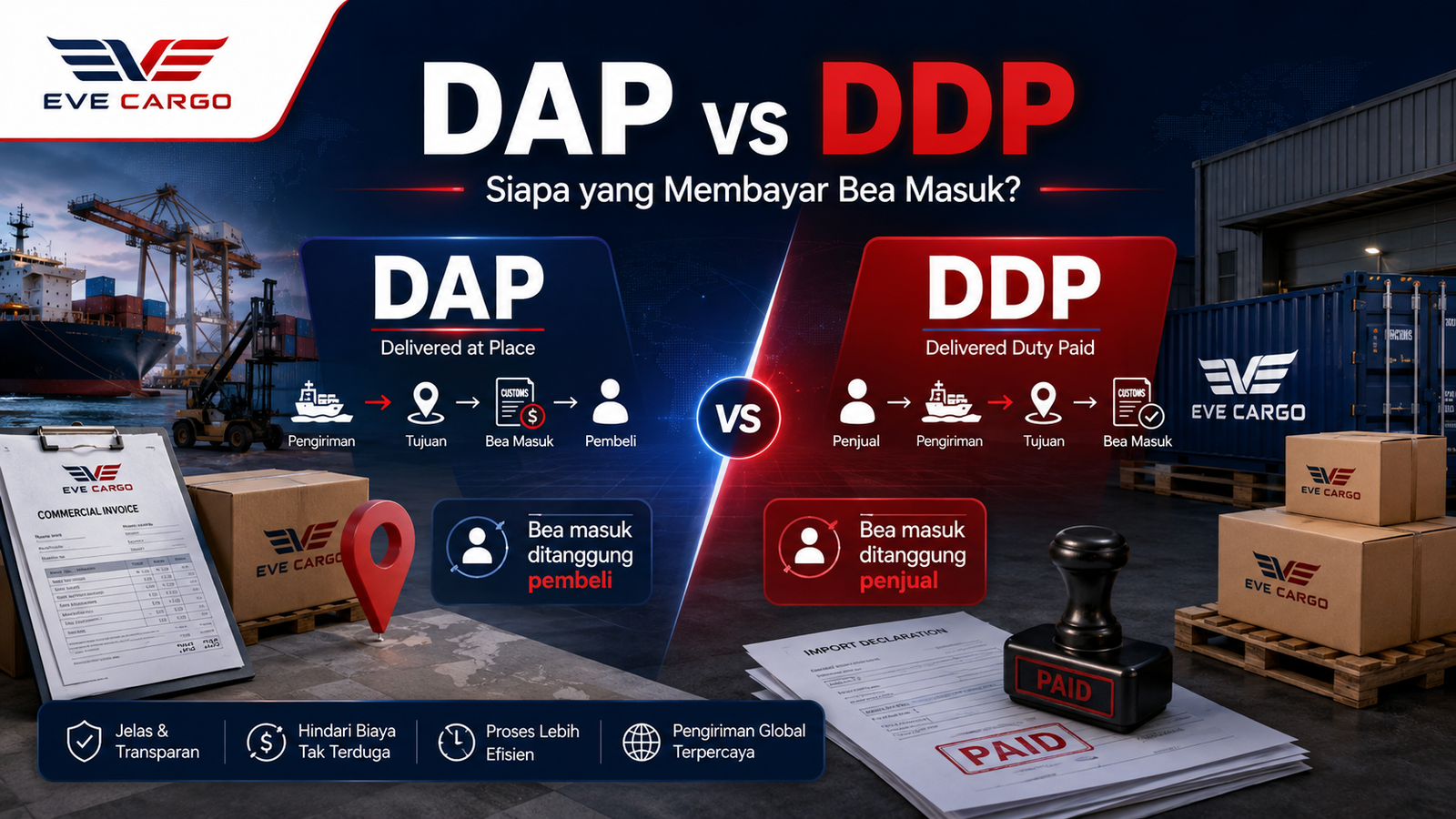 Proses Bea Masuk di Eve Cargo